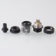 Authentic ThunderHead Creations Elite MTL RTA Lite Rebuildable Tank Atomizer - Black, 2.0 / 4.0ml, 22mm Diameter