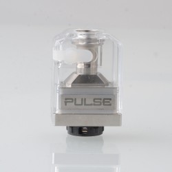 [Ships from Bonded Warehouse] Authentic VandyVape Pulse Vessel Kit - Silver, 3.7ml RBA Tank + 5.0ml Pre-Built Tank + VVC Coil