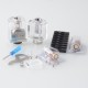 [Ships from Bonded Warehouse] Authentic VandyVape Pulse Vessel Kit - Silver, 3.7ml RBA Tank + 5.0ml Pre-Built Tank + VVC Coil