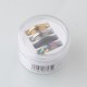 [Ships from Bonded Warehouse] Authentic VandyVape Pulse AIO Kit Metal Button Ring Set - Black + Gold + Rainbow + SS (4 PCS)