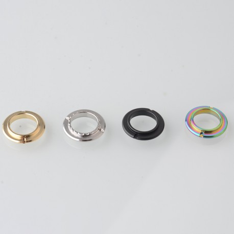 [Ships from Bonded Warehouse] Authentic VandyVape Pulse AIO Kit Metal Button Ring Set - Black + Gold + Rainbow + SS (4 PCS)