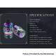 [Ships from Bonded Warehouse] Authentic Uwell Valyrian III 3 Sub Ohm Tank Atomizer - Iridescent, 6ml, 0.32ohm / 0.14ohm, 30mm