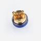 Authentic VandyVape Kensei 24 RTA Rebuildable Tank Atomizer - Blue, Stainless Steel, 4ml, 24.4mm Diameter