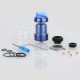 Authentic VandyVape Kensei 24 RTA Rebuildable Tank Atomizer - Blue, Stainless Steel, 4ml, 24.4mm Diameter