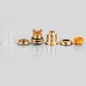 Authentic VandyVape Kensei 24 RTA Rebuildable Tank Atomizer - Gold, Stainless Steel, 4ml, 24.4mm Diameter