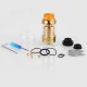 Authentic VandyVape Kensei 24 RTA Rebuildable Tank Atomizer - Gold, Stainless Steel, 4ml, 24.4mm Diameter