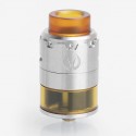 Authentic VandyVape PYRO 24 RDTA Rebuildable Dripping Tank Atomizer - Silver, Stainless Steel, 4.5ml, 24.4mm Diameter
