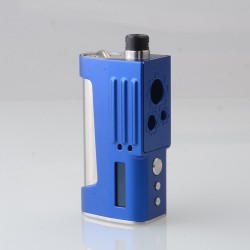 Authentic Ambition Mods and Sun box 2.0 60W AIO Box Mod - Glamour Blue, 1~60W, 1 x 18650