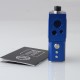 Authentic Ambition Mods and Sun box 2.0 60W AIO Box Mod - Glamour Blue, 1~60W, 1 x 18650