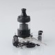 Authentic Yachtvape Pandora MTL RTA V2 Atomizer - Black, 0.8 / 1.0 / 1.2 / 1.4 / 1.6 / 2mm, 22mm