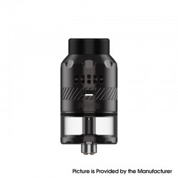 Authentic Hellvape Helheim RDTA Rebuildable Dripping Tank Atomizer - Gunmetal, 4.5ml, with BF Pin, 25mm Diameter