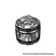 Authentic Hellvape Helheim RDTA Rebuildable Dripping Tank Atomizer - Gunmetal, 4.5ml, with BF Pin, 25mm Diameter