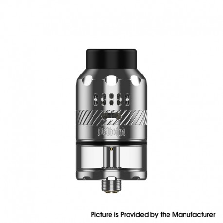 [Ships from Bonded Warehouse] Authentic Hellvape Helheim RDTA Rebuildable Dripping Tank Atomizer - Silver, 4.5ml, BF Pin, 25mm