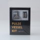 [Ships from Bonded Warehouse] Authentic VandyVape Pulse Vessel Kit - Grey, 3.7ml RBA Tank + 5.0ml Pre-Built Tank + VVC Coil
