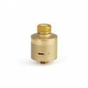 Authentic BP Mods Bushido V3 RDA Dripping Atomizer w/ BF Pin - 24K Gold Plated Edition, Stainless Steel, 22mm Diameter