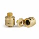 Authentic BP Mods Bushido V3 RDA Dripping Atomizer w/ BF Pin - 24K Gold Plated Edition, Stainless Steel, 22mm Diameter