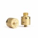 Authentic BP Mods Bushido V3 RDA Dripping Atomizer w/ BF Pin - 24K Gold Plated Edition, Stainless Steel, 22mm Diameter
