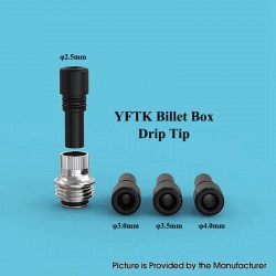 original YFTK Billet Box Drip Tip Set for Billet / SXK BB Box Kit