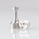 5AVape VWM Dope Style RBA Bridge for SXK BB / Billet Box Mod Kit / Boro Device - Silver, 0.9/1.2/1.5/1.8/2.1/2.4/2.7/3mm Air Pin