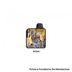 Authentic Rincoe Jellybox Nano X Pod System Kit - Alien, 1000mAh, 2.8ml, 1.0ohm / 0.5ohm