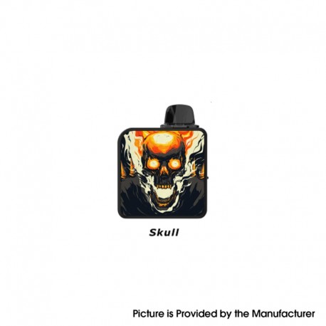 Authentic Rincoe Jellybox Nano X Pod System Kit - Skull, 1000mAh, 2.8ml, 1.0ohm / 0.5ohm