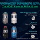 Authentic Steam Crave Hadron Mini DNA100C 100W Box Mod Kit with Supreme V3 RDTA Atomizer - Black, 1~100W, 6ml / 7ml