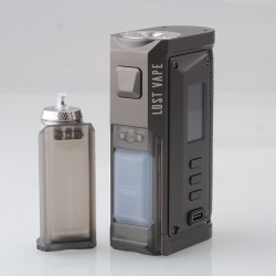 [Ships from Bonded Warehouse] Authentic LostVape Centaurus Quest 100W BF Box Mod - Gunmetal Pearl Fish, 5~100W, 9.5ml