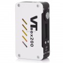 Authentic Vapee VTBox200 TC Temperature Control 1800mAh VW Variable Wattage APV Mod - White, Aluminum, 1~200W, 200'F~600'F