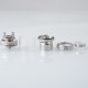 [Ships from Bonded Warehouse] Authentic Dovpo & Bogan Blotto Max RTA Rebuildable Atomizer - Silver, 3.8 / 6.2ml, 28mm