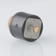 [Ships from Bonded Warehouse] Authentic Timesvape Honor RDA Atomizer - Silver + Black + Brown, SS+ PEI, BF Pin, 24mm