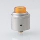 Authentic Timesvape Honor RDA Rebuildable Dripping Vape Atomizer - Silver + Black + Brown, Stainless Steel + PEI, BF Pin, 24mm