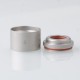 Authentic Timesvape Honor RDA Rebuildable Dripping Vape Atomizer - Silver + Black + Brown, Stainless Steel + PEI, BF Pin, 24mm