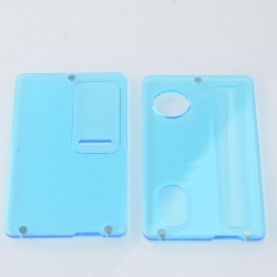 Authentic MK MODS Replacement Front + Back Cover Panel Plate for dotMod dotAIO V2 Pod - Blue, Acrylic