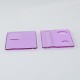 Authentic MK MODS Replacement Front + Back Cover Panel Plate for dotMod dotAIO V2 Pod - Purple, Acrylic