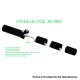 Authentic Cthulhu Jig Pro Wire Coiling Jig Tool Kit - Black, 2.5mm / 3mm / 3.5mm / 4mm Coiling Poles