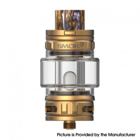 [Ships from Bonded Warehouse] Authentic SMOK TFV18 Tank Atomizer with Child-Proof - Gold, 7.5ml / 6.5ml, 0.15 / 0.33ohm, 316mm