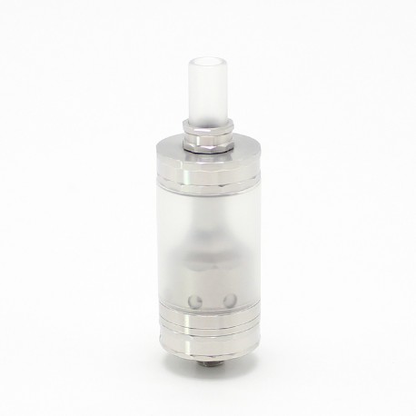 SXK Rafi Style MTL RTA Atomizer - Silver, 316SS + PCTG, Air Pin 0.8 / 1.0 / 1.2 / 1.5 / 1.8 / 2.0 / 2.5 / 3.0mm, 22mm Dia