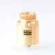 Authentic Hellvape Dead Rabbit 3 RDA Rebuildable Dripping Vape Atomizer - Gold, Dual Coil, with BF Pin, 24mm Diameter
