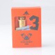 [Ships from Bonded Warehouse] Authentic Hellvape Dead Rabbit 3 RDA Atomizer - Gold, Dual Coil, with BF Pin, 24mm