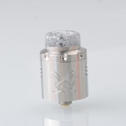 [Ships from Bonded Warehouse] Authentic Hellvape Dead Rabbit 3 RDA Atomizer - SS, Dual Coil, with BF Pin, 24mm