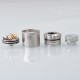 [Ships from Bonded Warehouse] Authentic Hellvape Dead Rabbit 3 RDA Atomizer - SS, Dual Coil, with BF Pin, 24mm