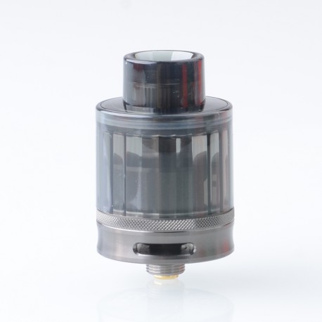[Ships from Bonded Warehouse] Authentic Wotofo Gear V2 RTA Rebuildable Tank Atomizer - Gunmetal, 3.5ml, SS+ PCTG, 24mm