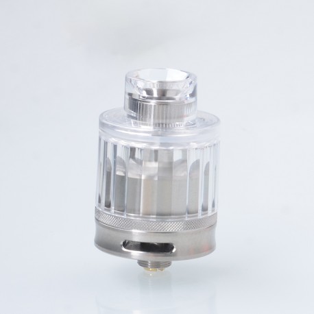 Authentic Wotofo Gear V2 RTA Rebuildable Tank Atomizer - SS, 3.5ml, Stainless Steel + PCTG, 24mm Diameter