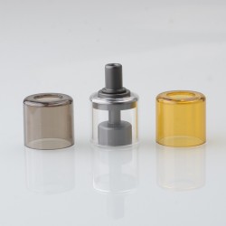 Authentic Yachtvape Pandora MTL RTA V2 Replacement Bell Cap w/ Spare Tubes - Gun Metal