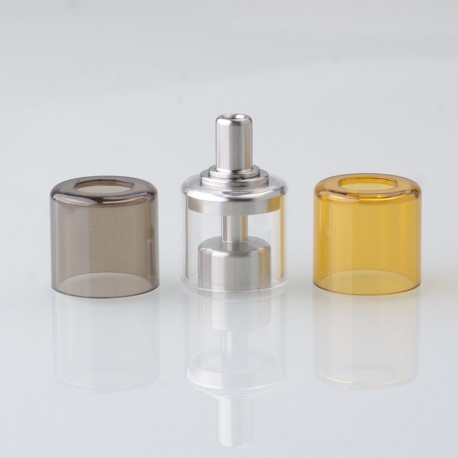 Authentic Yachtvape Pandora MTL RTA V2 Replacement Bell Cap w/ Spare Tubes - Silver