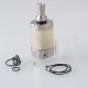 Vapor Giant VG Style MTL RTA Rebuildable Tank Atomizer - Silver, 316SS + Glass / PC, 3.3ml, 23mm Diameter