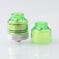 Authentic Oumier Wasp Nano RDA V2 Rebuildable Dripping Vape Atomizer - Green, Squonk / BF Pin, 24mm Diameter