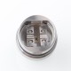 Authentic Oumier Wasp Nano RDA V2 Rebuildable Dripping Atomizer - Silver, Squonk / BF Pin, 24mm Diameter