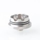 Authentic Oumier Wasp Nano RDA V2 Rebuildable Dripping Vape Atomizer - Silver, Squonk / BF Pin, 24mm Diameter