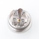 Authentic Oumier Wasp Nano RDA V2 Rebuildable Dripping Vape Atomizer - Silver, Squonk / BF Pin, 24mm Diameter